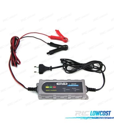 CARGADOR DE BATERIA COCHE MOTO BARCO 12V