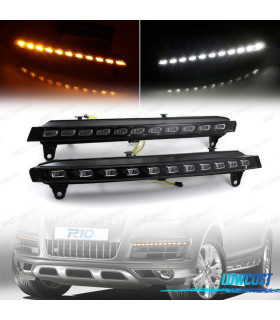 KIT LUZ DIURNA LED DRL + INTERMITENTE PARA AUDI Q7 2006 2007 08-09