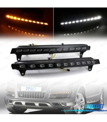 KIT LUZ DIURNA LED DRL + INTERMITENTE PARA AUDI Q7 2006 2007 08-09