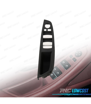 MOLDURA BOTONERA BMW F10 F11 PANEL PUERTA NEGRO