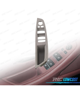 MOLDURA BOTONERA PANEL DE PUERTA BMW SERIE 5 F10 F11 GRIS