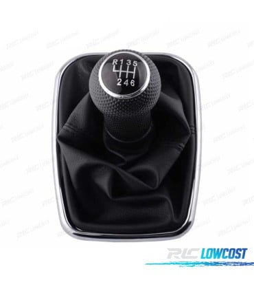 POMO 6 MARCHAS CON FUNDA PARA VOLKSWAGEN VW PASSAT B5 CROMADO