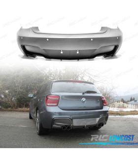 PARAGOLPES TRASERO BMW F20 F21 11-15 LOOK M PERFORMANCE PDC DOBLE SALIDA