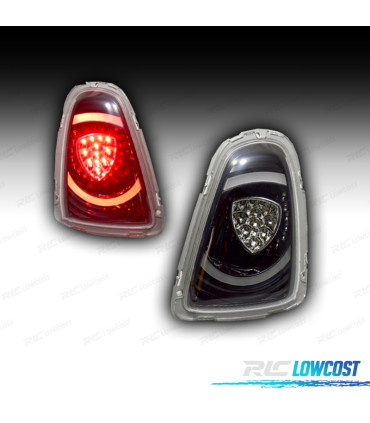 PILOTOS MINI COOPER R56 10-14 LIGHT BAR FONDO NEGRO