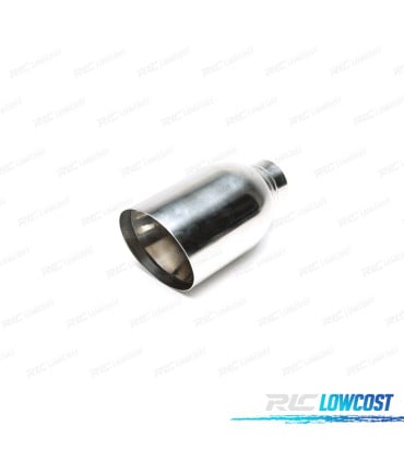 COLA ESCAPE DE ACERO REDONDA 110 MM