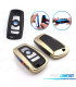 FUNDA CARCASA LLAVE BMW CUADRADA EN DORADO