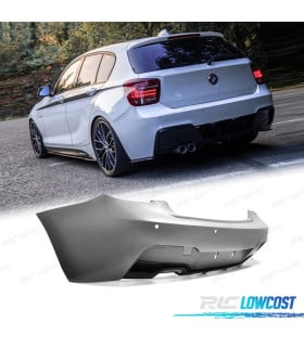 PARAGOLPES TRASERO BMW F20 F21 11-15 LOOK M PERFORMANCE PDC DOBLE SALIDA