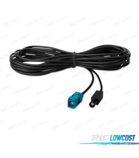 CABLE ANTENA 6 METROS FAKRA HEMBRA MACHO