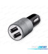 CARGADOR DOBLE USB MECHERO 3.1A
