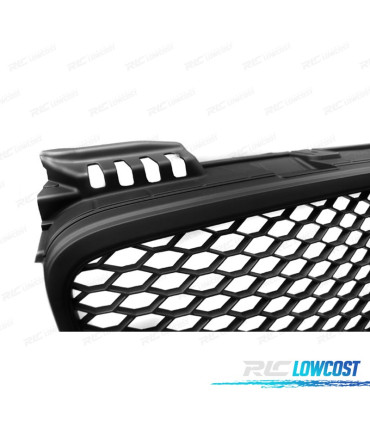 PARRILLA AUDI A4 B7 04-07 LOOK RS NEGRO MATE