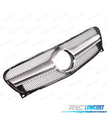 PARRILLA MERCEDES CLASE GLA X156 14-16 LOOK AMG CROMO NEGRO