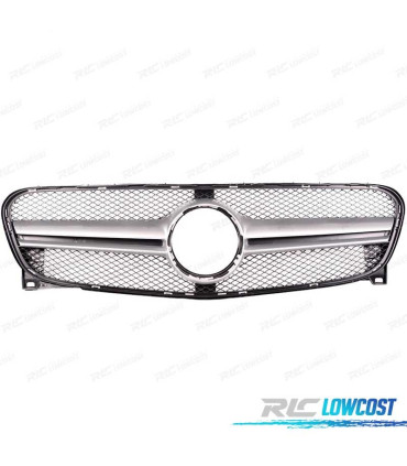 PARRILLA MERCEDES CLASE GLA X156 14-16 LOOK AMG CROMO NEGRO