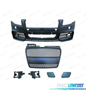 PARAGOLPES DELANTERO AUDI A4 04-07 LOOK RS4 NEGRO