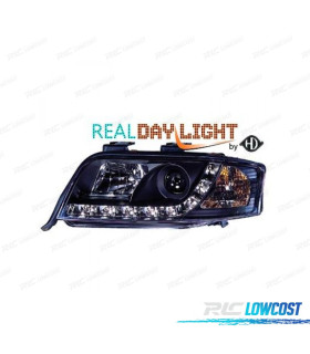 FAROS DRL AUDI A6 01-04 FONDO NEGRO