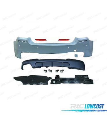 PARAGOLPES TRASERO BMW F10 10-17 LOOK M PERFORMANCE