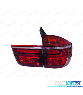 PILOTOS BMW X5 E70 07-10 LED TUBELIGHT ROJO AHUMADO