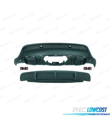 DIFUSOR BMW X6 E71 08-14 LOOK M PERFORMANCE