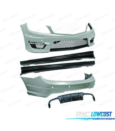 KIT CARROCERIA MERCEDES C W204 11-15 LOOK C63 AMG
