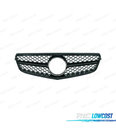 PARRILLA MERCEDES W204 11-14 NEGRO BRILLO LOOK AMG C63