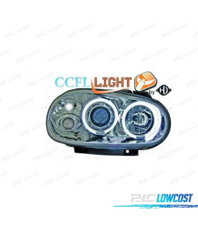 FAROS VOLKSWAGEN VW GOLF 4 FONDO CROMO
