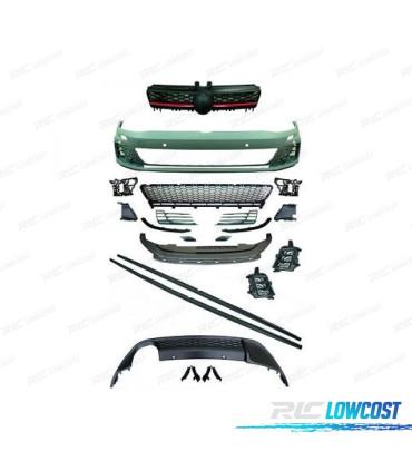 KIT CARROCERIA VOLKSWAGEN VW GOLF VII 12-17 PDC SRA LOOK GTI