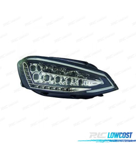 FAROS PARA VOLKSWAGEN VW GOLF VII LIMOUSINE 12-17 FONDO NEGRO