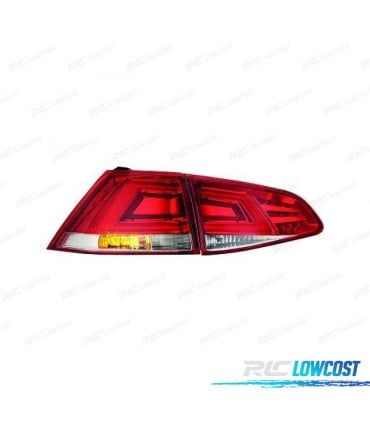 PILOTOS PARA VOLKSWAGEN VW GOLF VII LIMOUSINE 12-17 LED ROJO