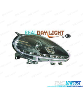 FAROS PARA FIAT PUNTO EVO 09-12 LUZ DIURNA REAL FULL LED MAXIMA POTENCIA