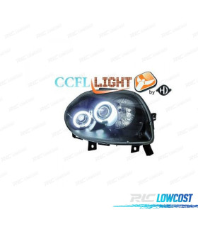 FAROS RENAULT CLIO II 98-01 OJOS ANGEL FONDO NEGRO