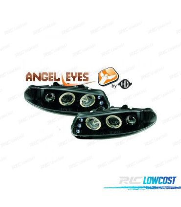 FAROS PARA ROVER 200 SERIE 95-00 ANGEL EYES FONDO NEGRO