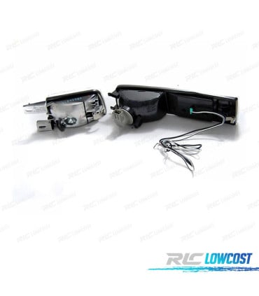 INTERMITENTES FRONTALES VOLKSWAGEN VW GOLF 3 VENTO + LUZ DIURNA LED CROMO