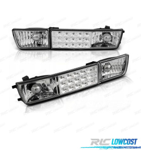 INTERMITENTES FRONTALES VOLKSWAGEN VW GOLF 3 VENTO + LUZ DIURNA LED CROMO