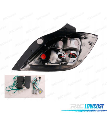 PILOTOS LED PARA OPEL ASTRA H 04-09 5PTAS ROJO BLANCO LED