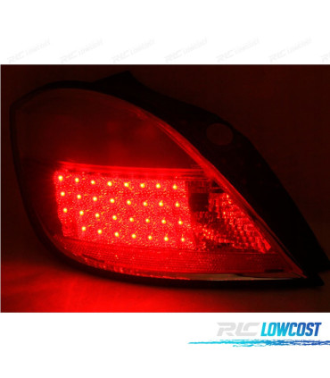PILOTOS LED PARA OPEL ASTRA H 04-09 5PTAS ROJO BLANCO LED
