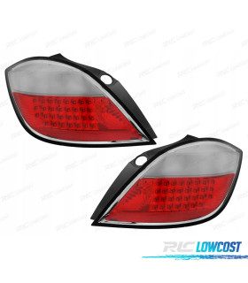 PILOTOS LED PARA OPEL ASTRA H 04-09 5PTAS ROJO BLANCO LED