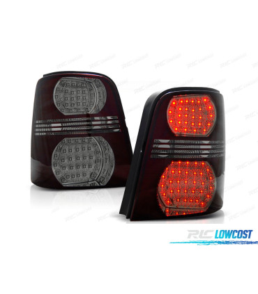 PILOTOS LED PARA VOLKSWAGEN VW TOURAN 03-10 ROJO AHUMADO LED