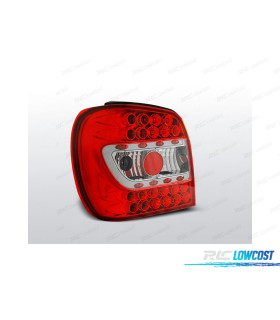 PILOTOS LED PARA VOLKSWAGEN VW POLO 6N 94-99 ROJO BLANCO LED