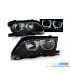 FAROS BMW E46 01-05 OJOS ANGEL LED NEGROS