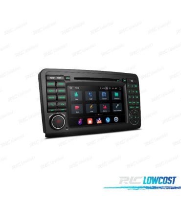 RADIO GPS ANDROID 12 PARA MERCEDES ML W164 GL X164