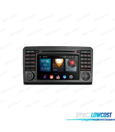 RADIO GPS ANDROID 12 PARA MERCEDES ML W164 GL X164