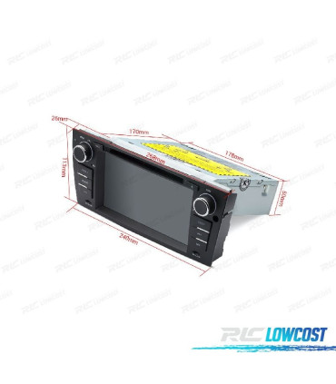 RADIO GPS ANDROID 13 BMW E90 E92 E91 E93