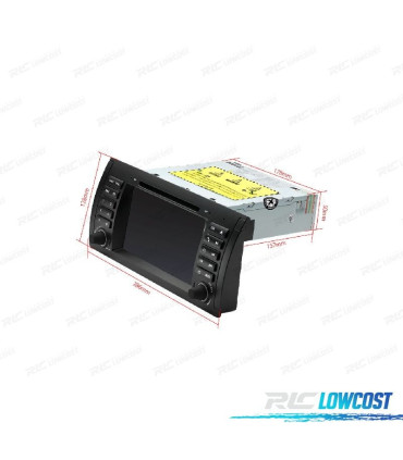 RADIO GPS ANDROID 11 BMW X5 E53 99-03 7"