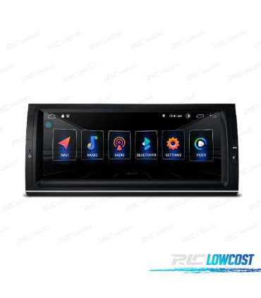 RADIO GPS ANDROID 13 BMW X5 E53 99-03 10.25"