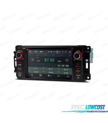 RADIO GPS ANDROID 11 PARA JEEP DODGE CHRYSLER