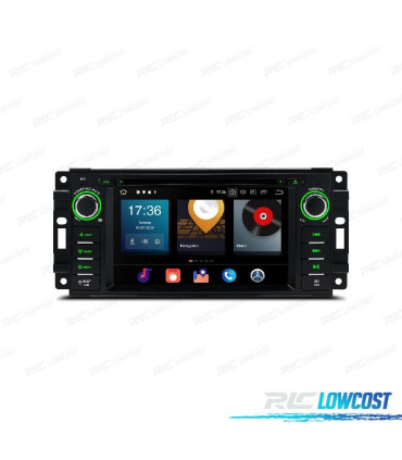 RADIO GPS ANDROID 11 PARA JEEP DODGE CHRYSLER