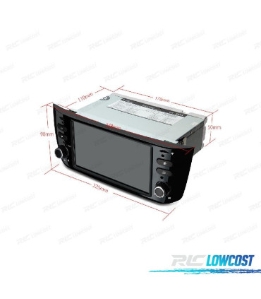 RADIO GPS ANDROID 11 PARA FIAT PUNTO LINEA