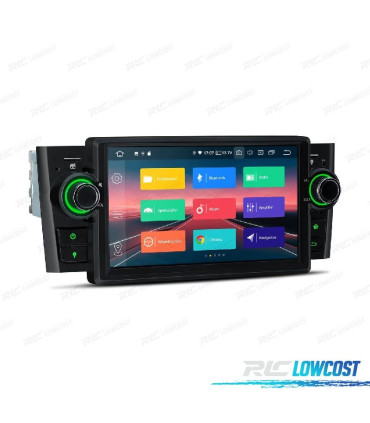 RADIO GPS ANDROID 10 PARA FIAT GRANDE PUNTO 05-09 USB GPS TACTIL HD