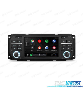 RADIO GPS ANDROID 12 PARA JEEP DODGE