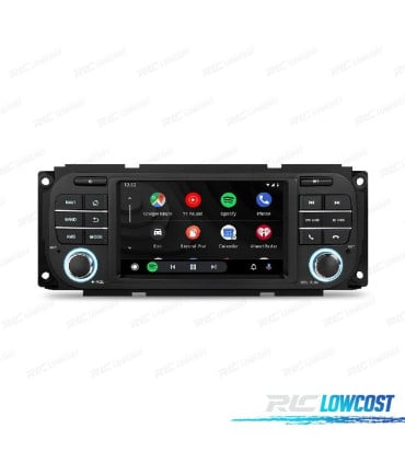 RADIO GPS ANDROID 12 PARA JEEP DODGE