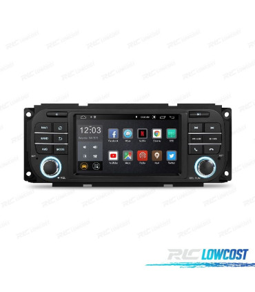 RADIO GPS ANDROID 12 PARA JEEP DODGE